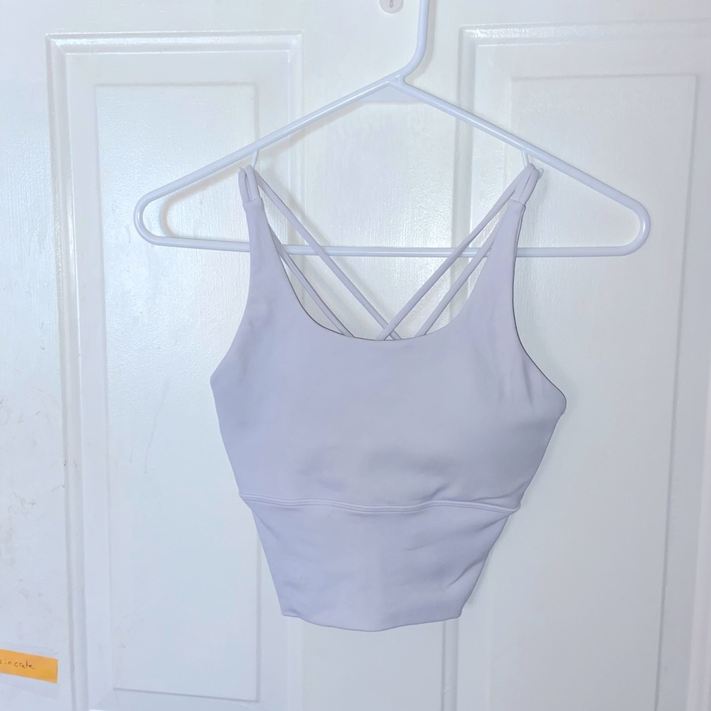 White crop tank top